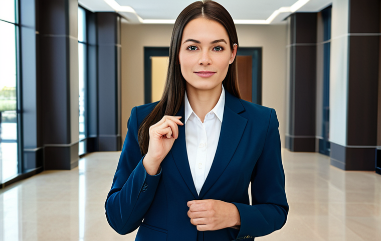 리버스 1999 모바일 앱 성능 테스트 - Professional Businesswoman**

"A professional businesswoman in a modest business suit, standing conf...
