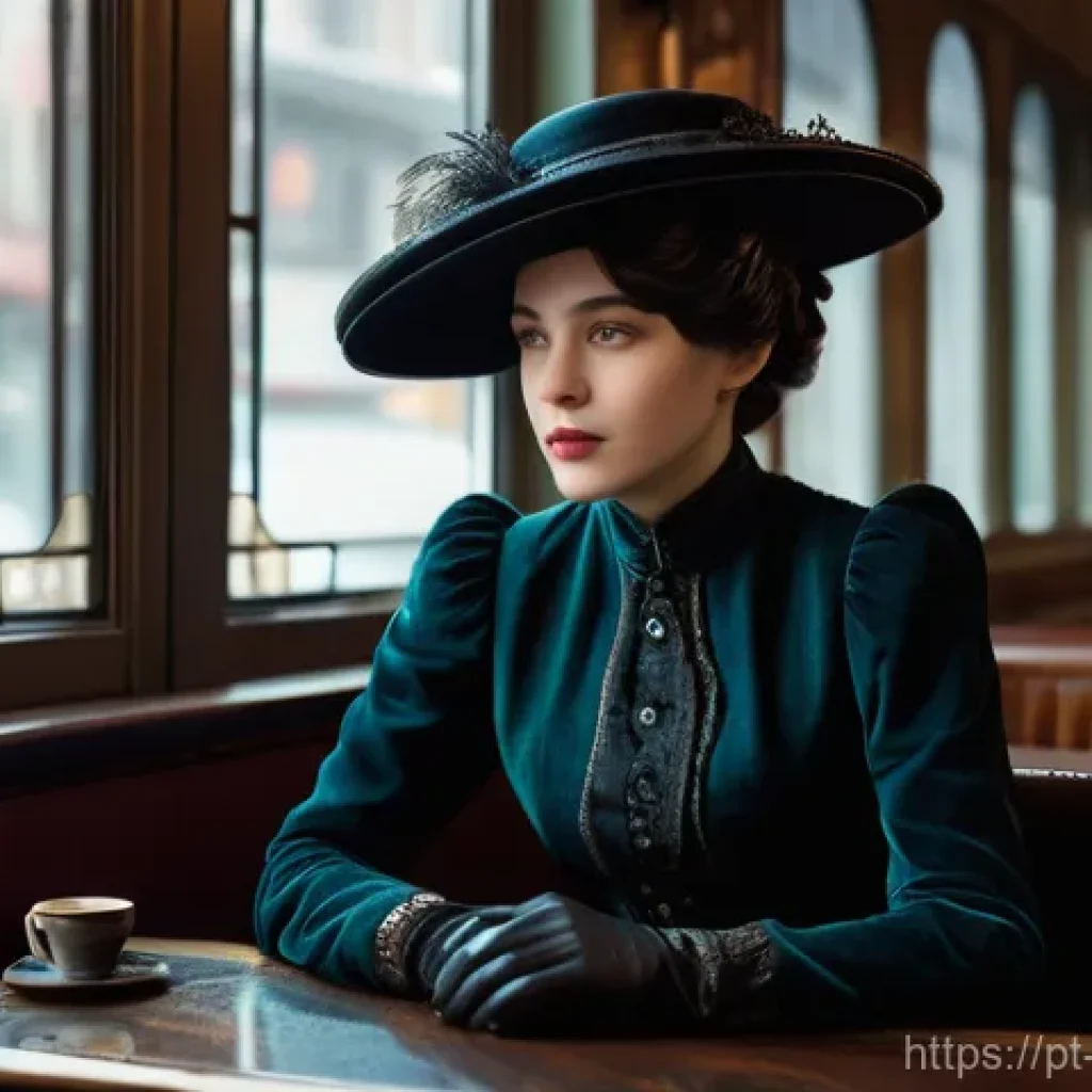 리버스 1999 초보자를 위한 기본 조작 - **A Sinner in a Neo-Victorian Caf&eacute;**
    An intricately designed female Sinner character from "Rever...