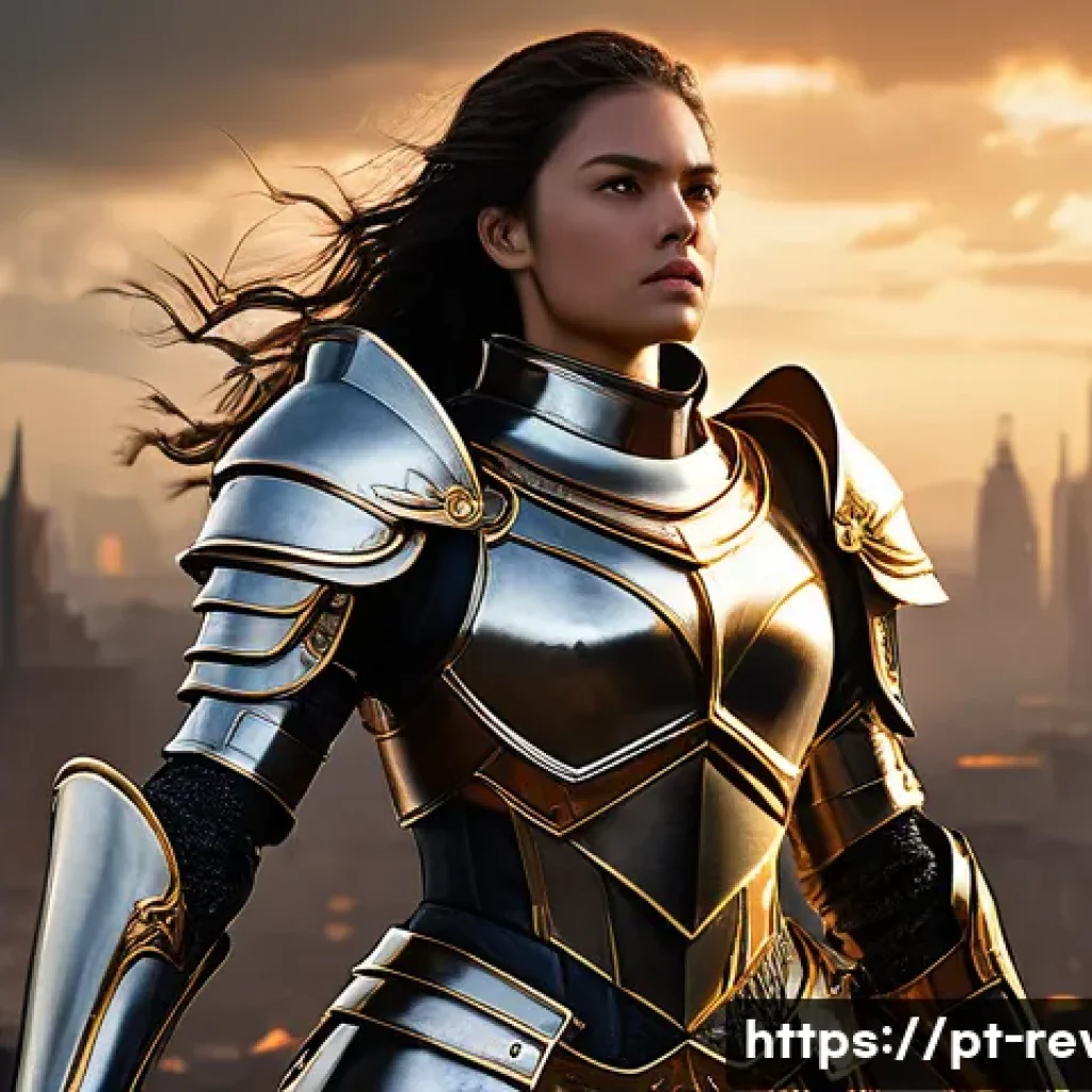 리버스 1999 최고의 아이템 세팅 - **Prompt for a Powerful Damage Dealer (DPS Principal - Brave New World):**
"A heroic female knig...