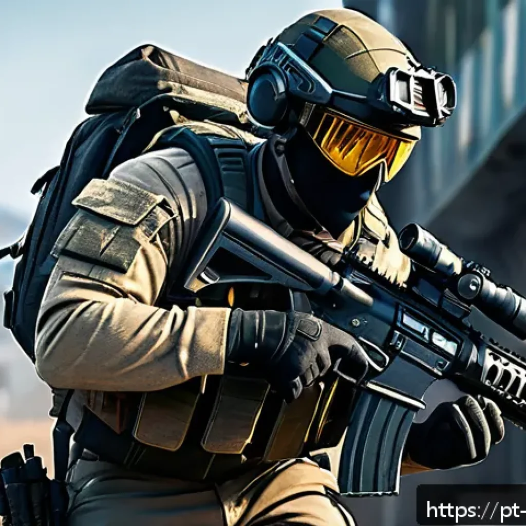 리버스 1999 등급별 장비 추천 - A dynamic scene showing a beginner gamer character equipped with lightweight submachine guns and fas...