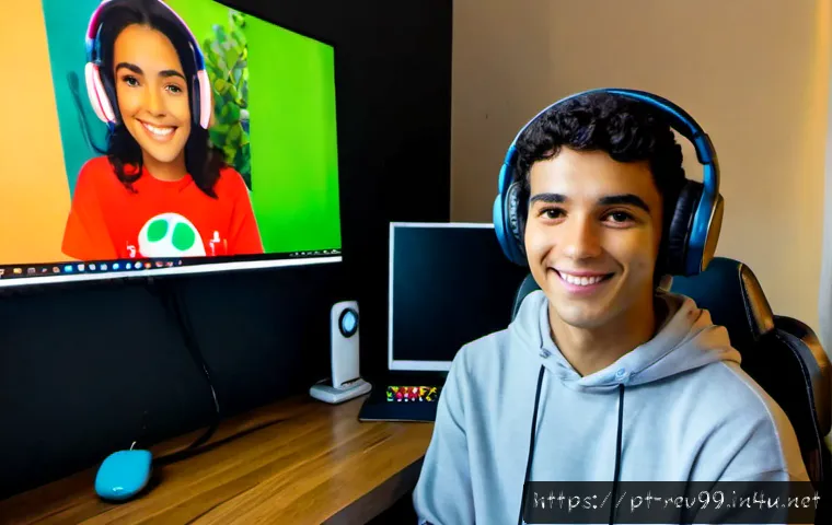 리버스 1999 팬들과의 실시간 스트리밍 - Photorealistic cozy gaming livestream scene in a Brazilian apartment, a friendly young adult streame...