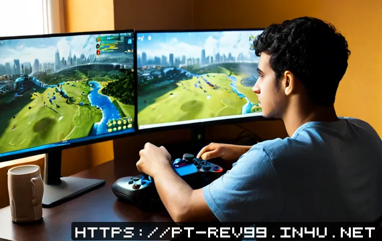 리버스 1999 PvE와 PvP 비교 - Photorealistic Brazilian young adult gamer enjoying a single-player fantasy strategy game at a tidy ...