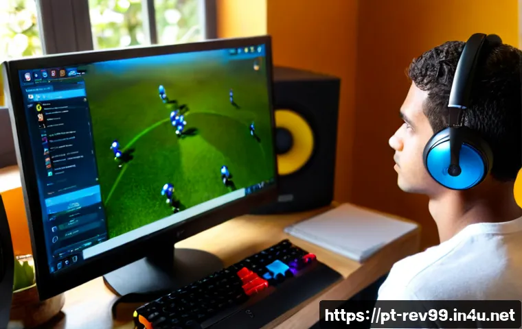 Home 32 리버스 1999 초보자를 위한 팁 - Photorealistic young Brazilian gamer at a tidy home desk, studying a colorful fantasy strategy game ...